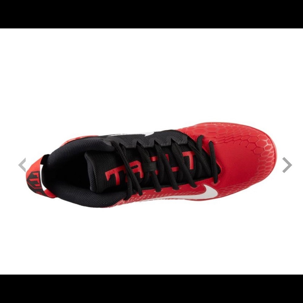 Nike Force Zoom Trout 5 Baseball Cleats Red Metal - Picture 5 of 6
